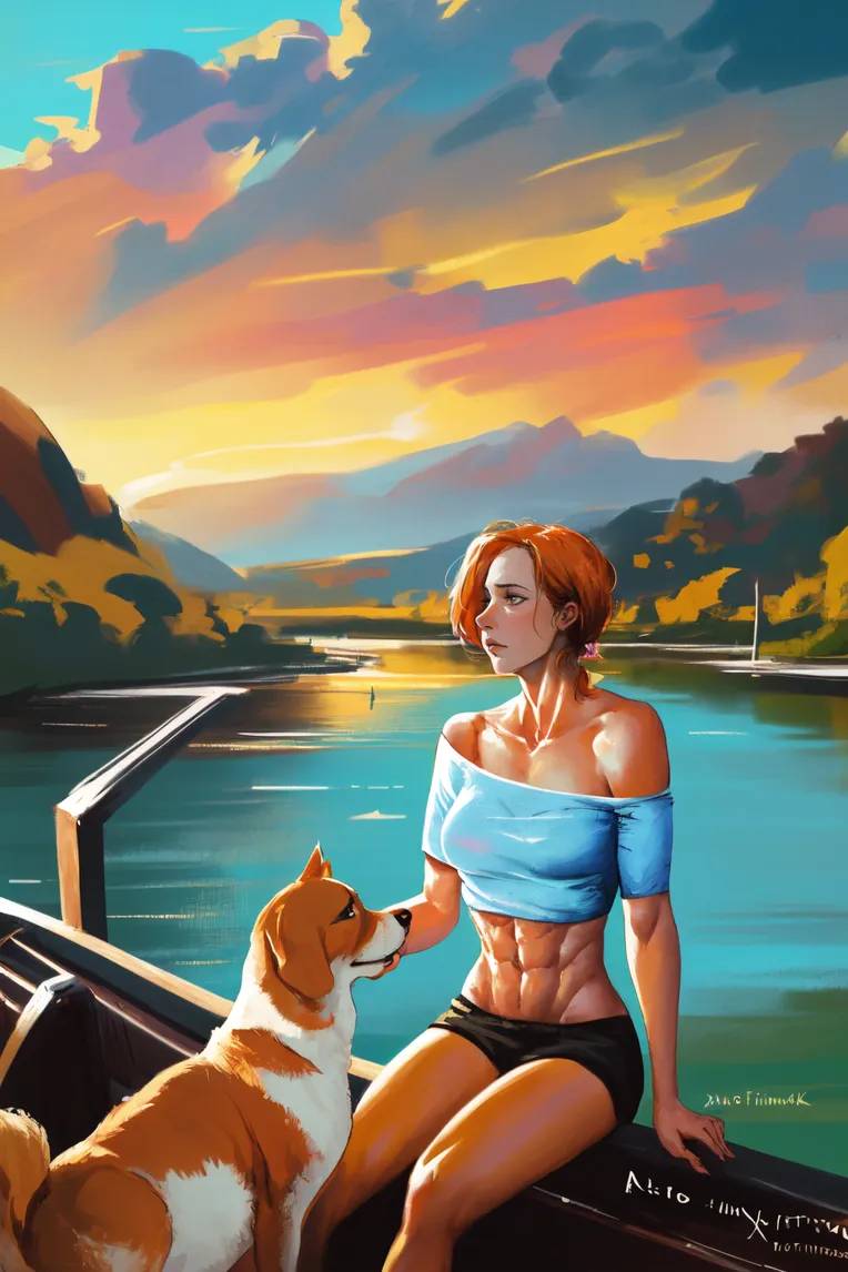 Classic Painting,Traditional Painting Media,Girl,Checkpoint,SD 1.5