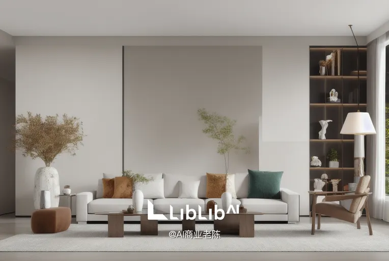 AI绘画-轻奢现代客厅专用模型（精）-AI商业老陈-AI绘图-LiblibAI
