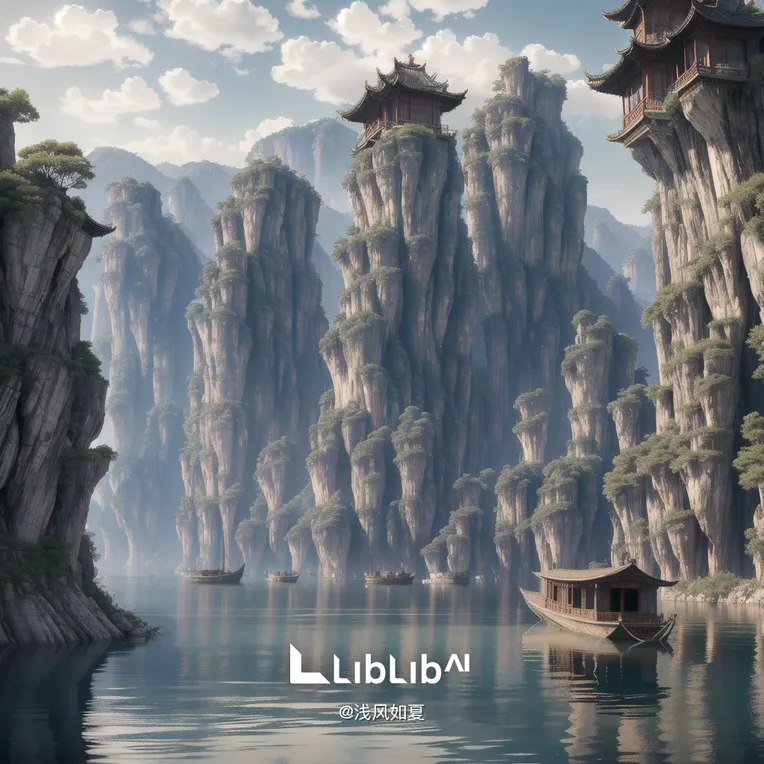 AI绘画-自然风景Locs China Landscapes v2-浅风如夏-AI绘图-LiblibAI