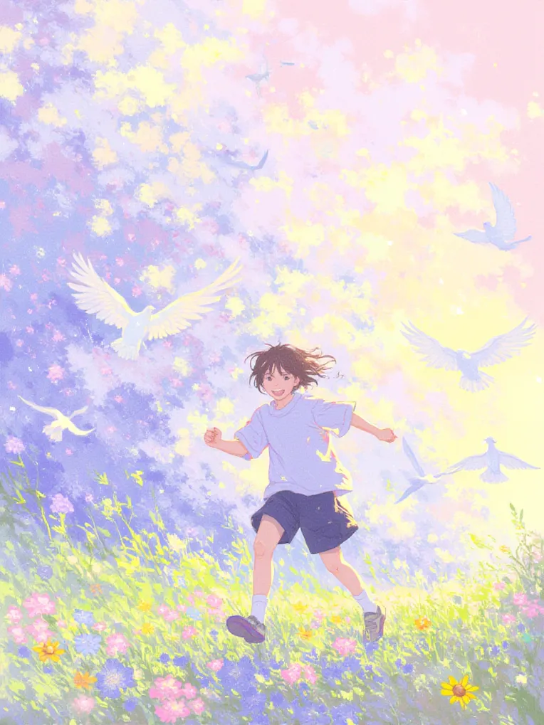 Flat Illustration,Girl,Style Boost,LoRA,FLUX.1