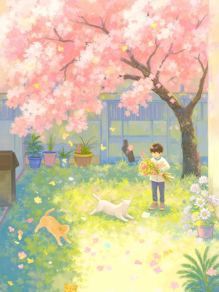 Flat Illustration,Girl,Style Boost,LoRA,FLUX.1