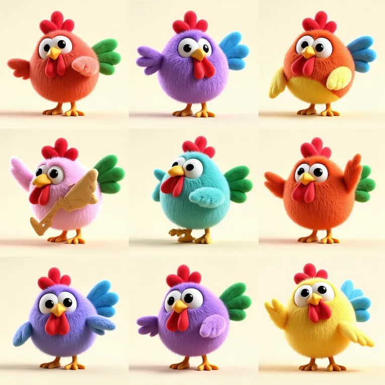 Anime Character,Girl,Composition Control,LoRA,FLUX.1