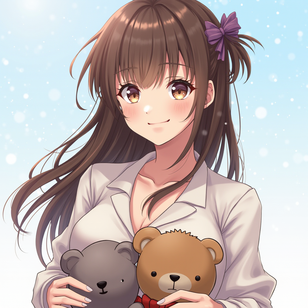 A girl long hair v3.0