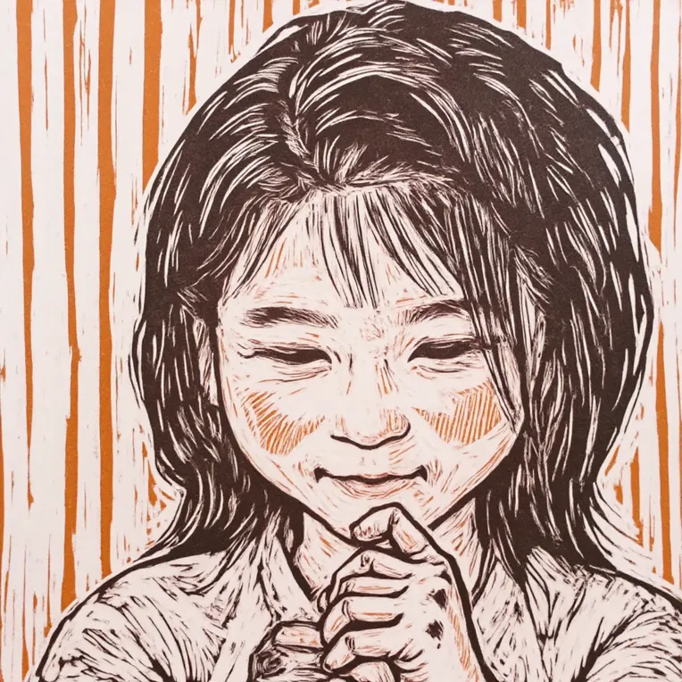 Hand-Drawn,Traditional Painting Media,Girl,LoRA,FLUX.1