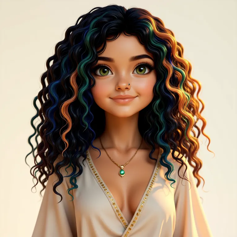 Cartoon style,Girl,Style Boost,LoRA,FLUX.1