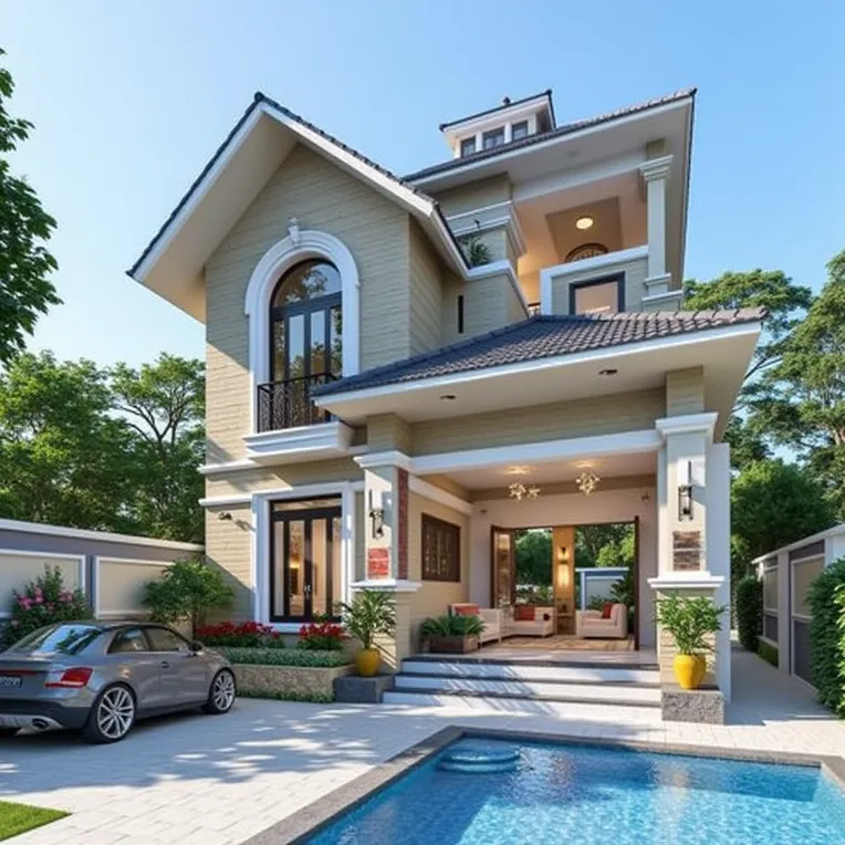 Architectural Design,Building,LoRA,FLUX.1