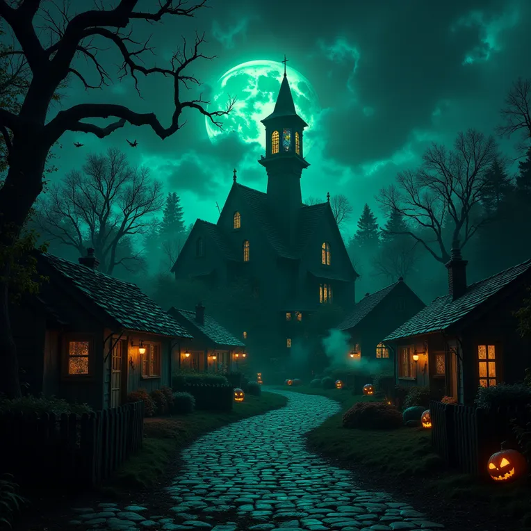 Spooky Village LoRA Hoang Anh888888 Shakker spooky-village-lora-hoang-anh888888-shakker