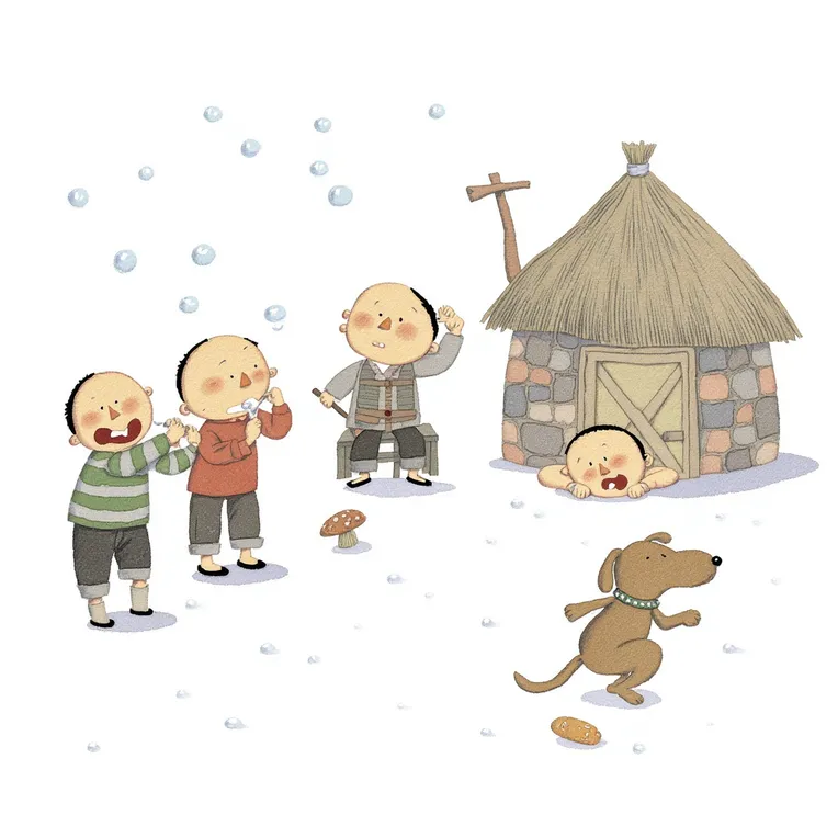 Flat,Kids' Illustration,Boy,LoRA,FLUX.1