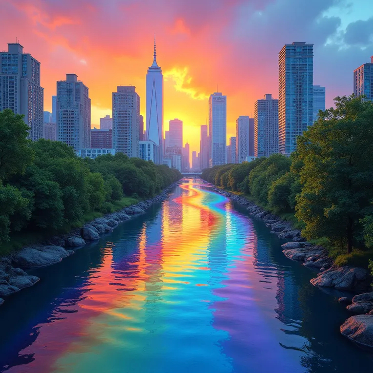 Object Enhance,Landscape,Floppy comic style,LoRA,FLUX.1