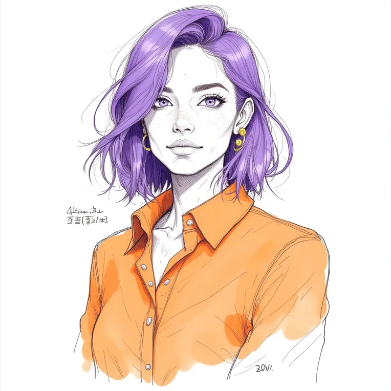 Flat Illustration,Girl,Style Boost,LoRA,FLUX.1