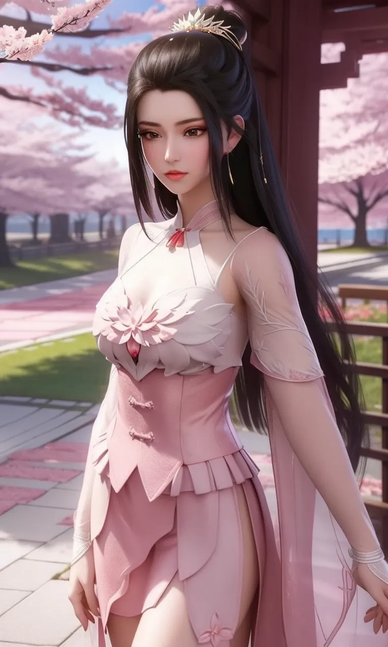 CGI style,Anime Character,Girl,LoRA,SD 1.5