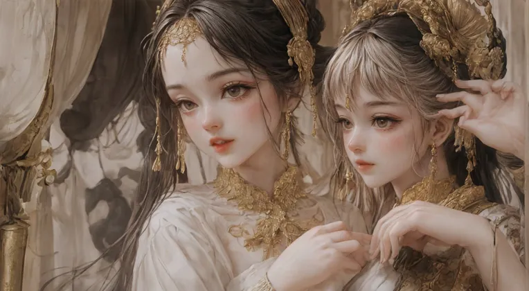 Anime Character,Chinese Style,Girl,Checkpoint,SD 1.5