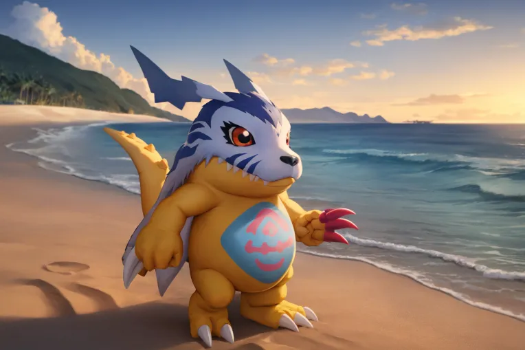 Digital Monsters - Gabumon (Childhood Memories)-LoRA
