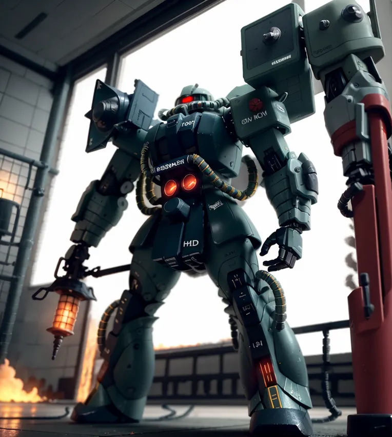 CGI style,Anime Character,Mecha,LoRA,SD 1.5