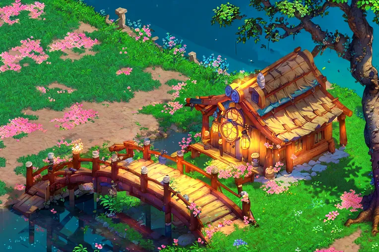 Anime,Game Scene Design,Space & Scene,LoRA,SD 1.5