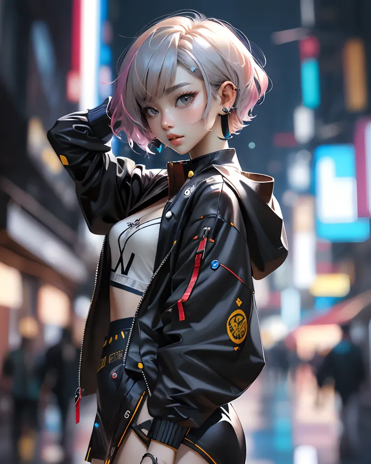 CGI style,Anime Character,Girl,LoRA,SD 1.5