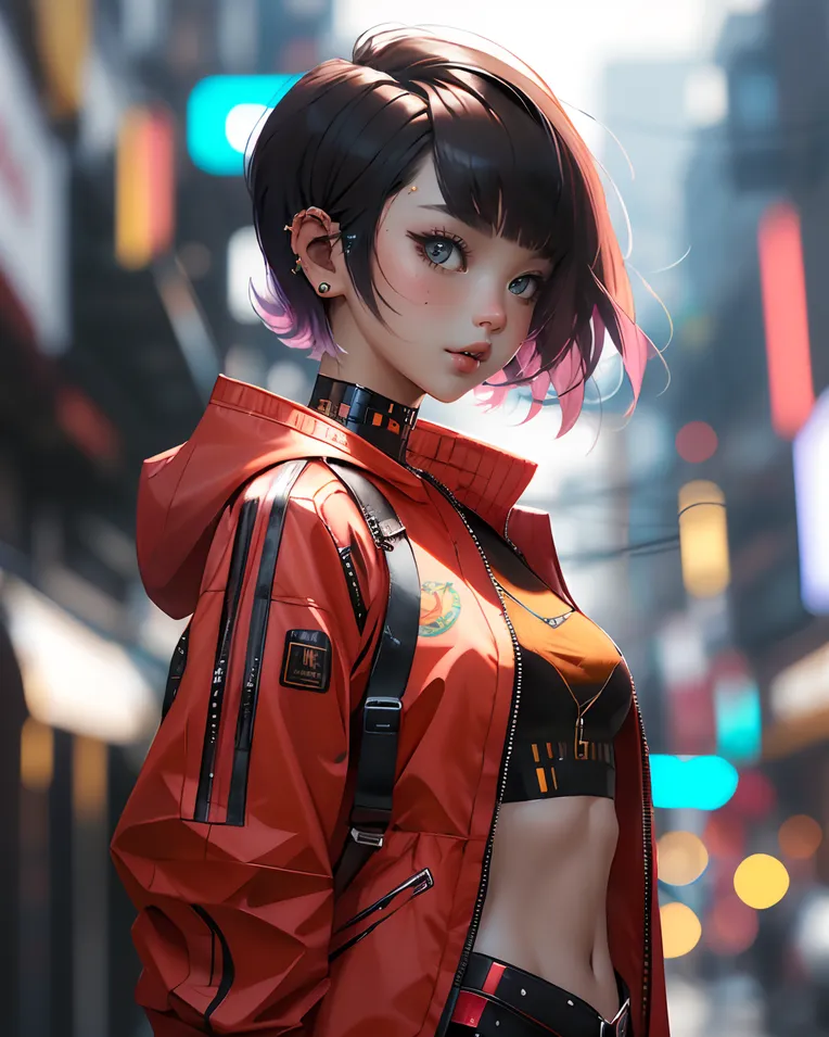 CGI style,Anime Character,Girl,LoRA,SD 1.5