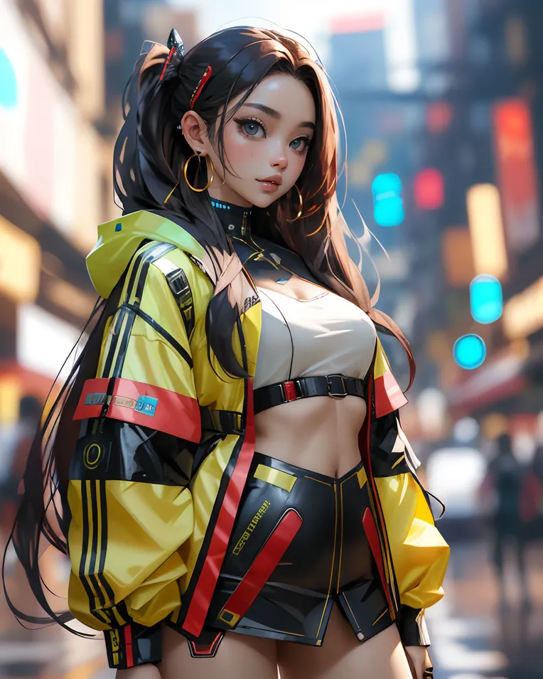 CGI style,Anime Character,Girl,LoRA,SD 1.5