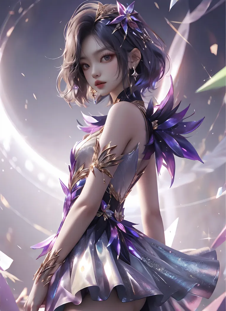 CGI style,Anime Character,Girl,LoRA,SD 1.5