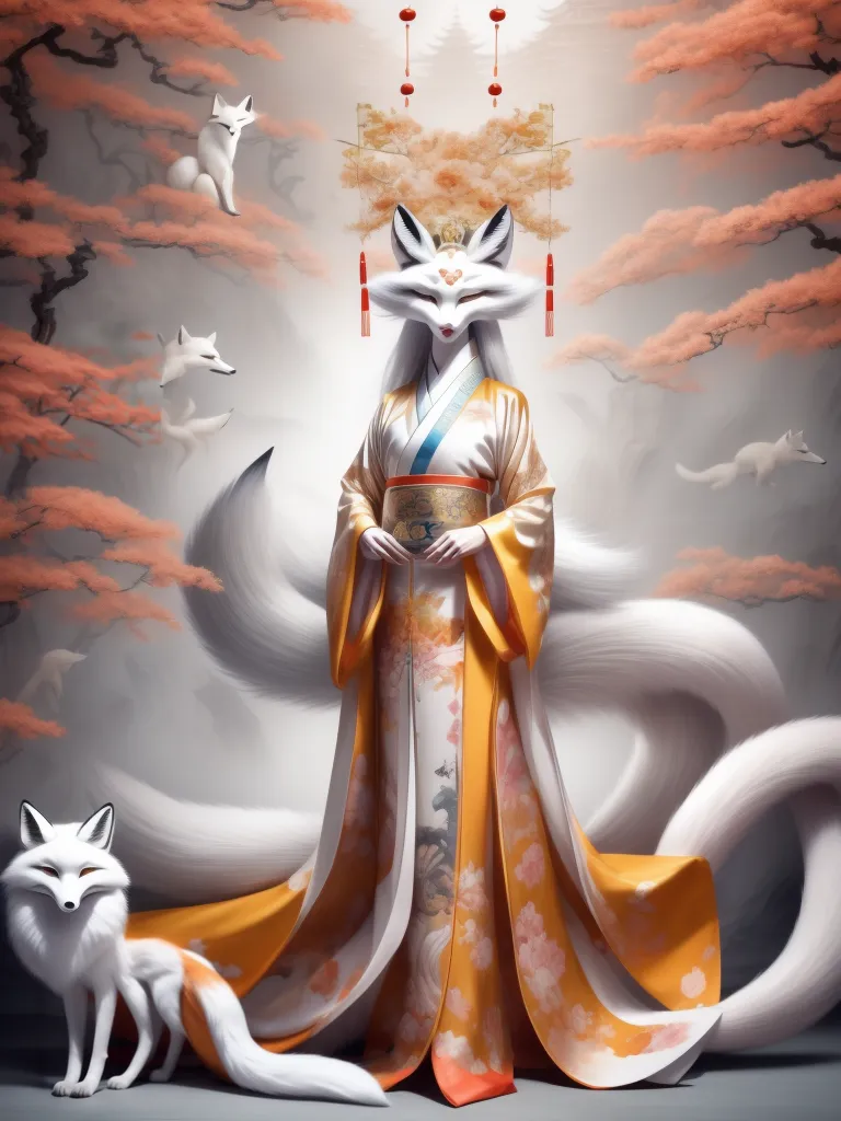 罗刹狐仙 Foxgirl-LoRA-movecolor-LiblibAI