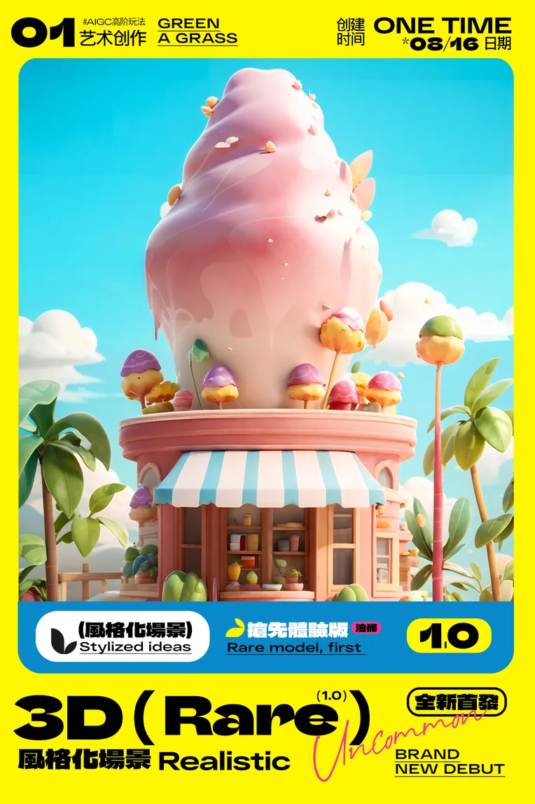 Cartoon style,Mockups,Object Enhance,LoRA,SD 1.5