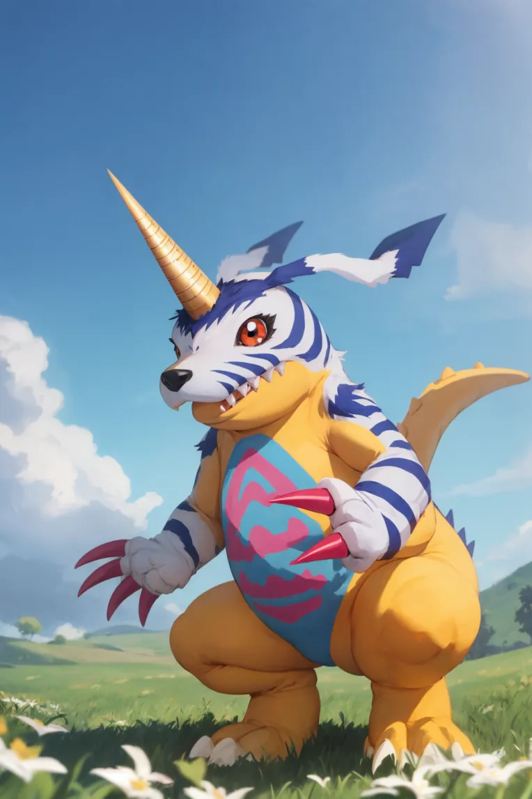 Digital Monsters - Gabumon (Childhood Memories)-LoRA