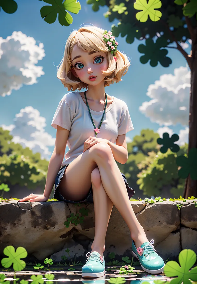 CGI style,Anime Character,Girl,Checkpoint,SD 1.5