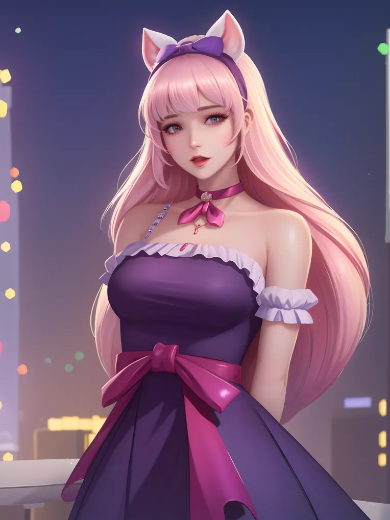 CGI style,Anime Character,Girl,LoRA,SD 1.5