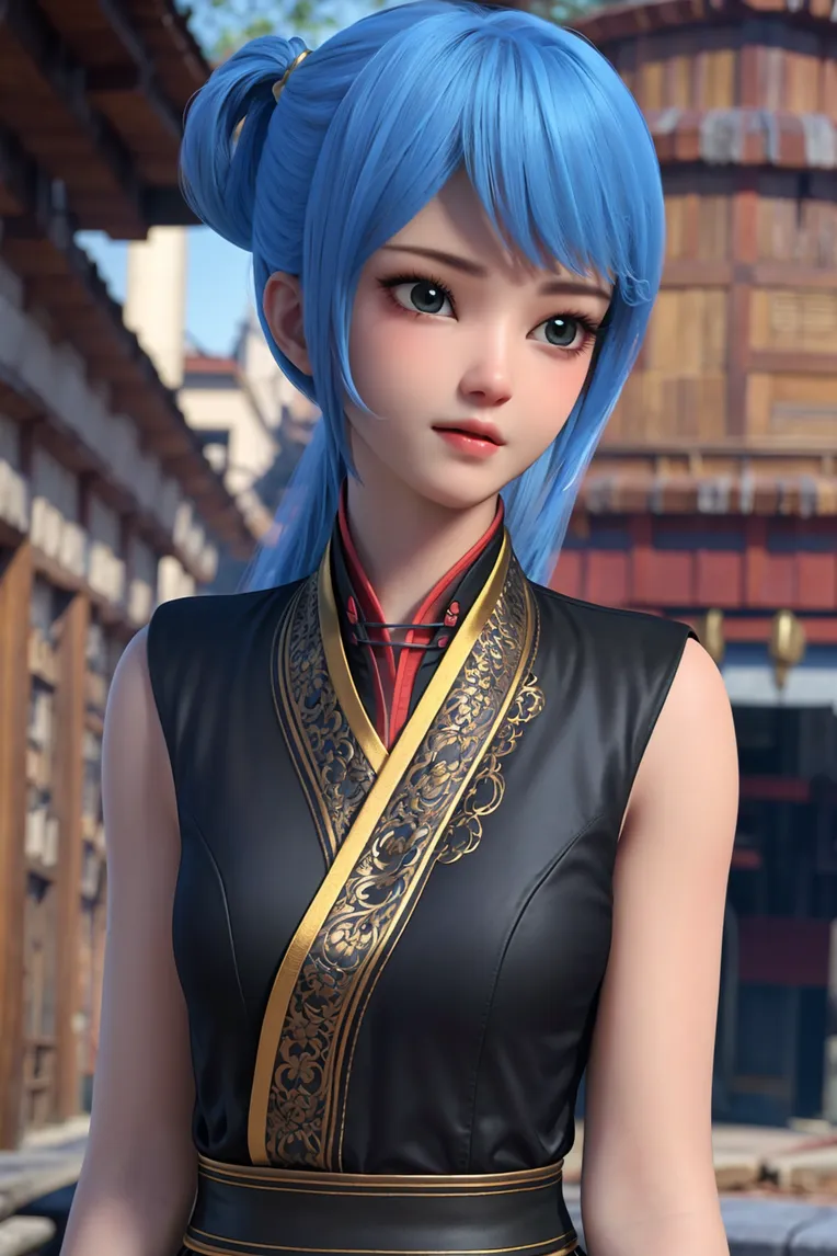 CGI style,Anime Character,Girl,LoRA,SD 1.5