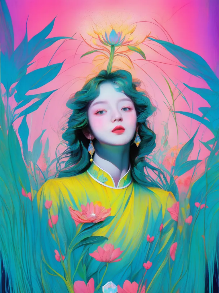 Classic Painting,Traditional Painting Media,Girl,LoRA,SD 1.5