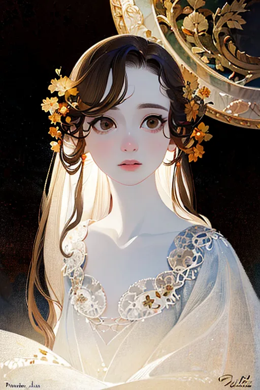 Anime Style,Classic Painting,Girl,Checkpoint,SD 1.5