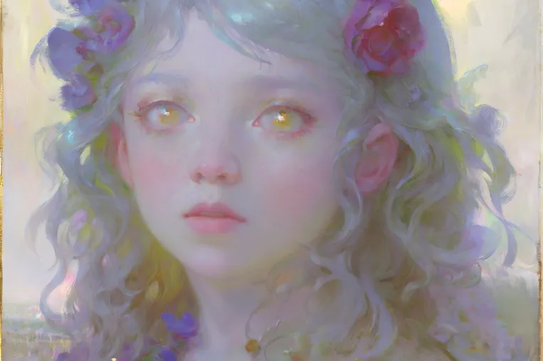 Classic Painting,Traditional Painting Media,Girl,LoRA,SD 1.5