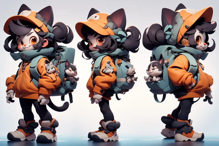 Cartoon style,Digital Painting Media,Girl,Checkpoint,SD 1.5