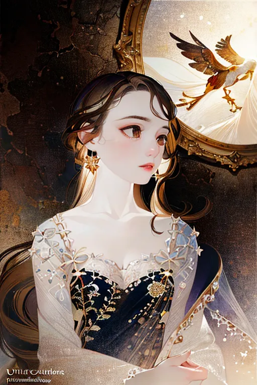 Anime Style,Classic Painting,Girl,Checkpoint,SD 1.5