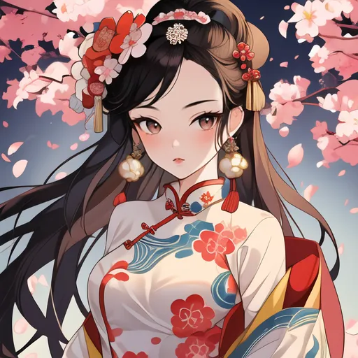 Traditional Painting Media,Girl,Style Boost,Checkpoint,SD 1.5