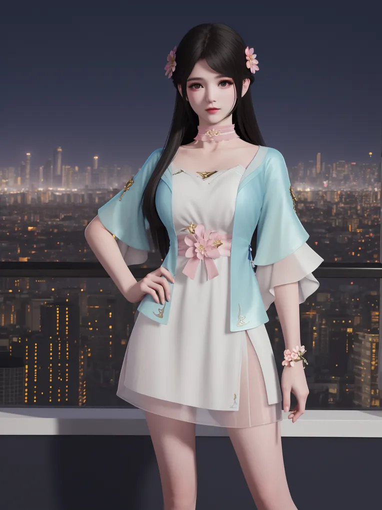 CGI style,Anime Character,Girl,LoRA,SD 1.5