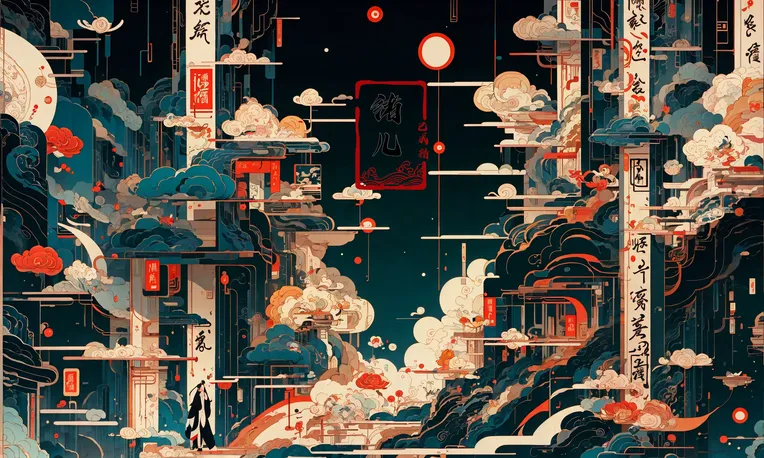 Chinese Style,Traditional Painting Media,Girl,LoRA,SD 1.5