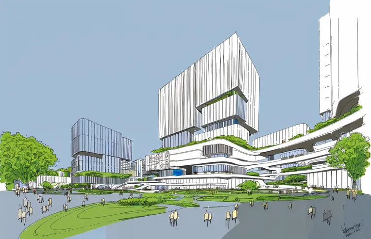 Hand-Drawn,Architectural Design,Building,LoRA,SD 1.5