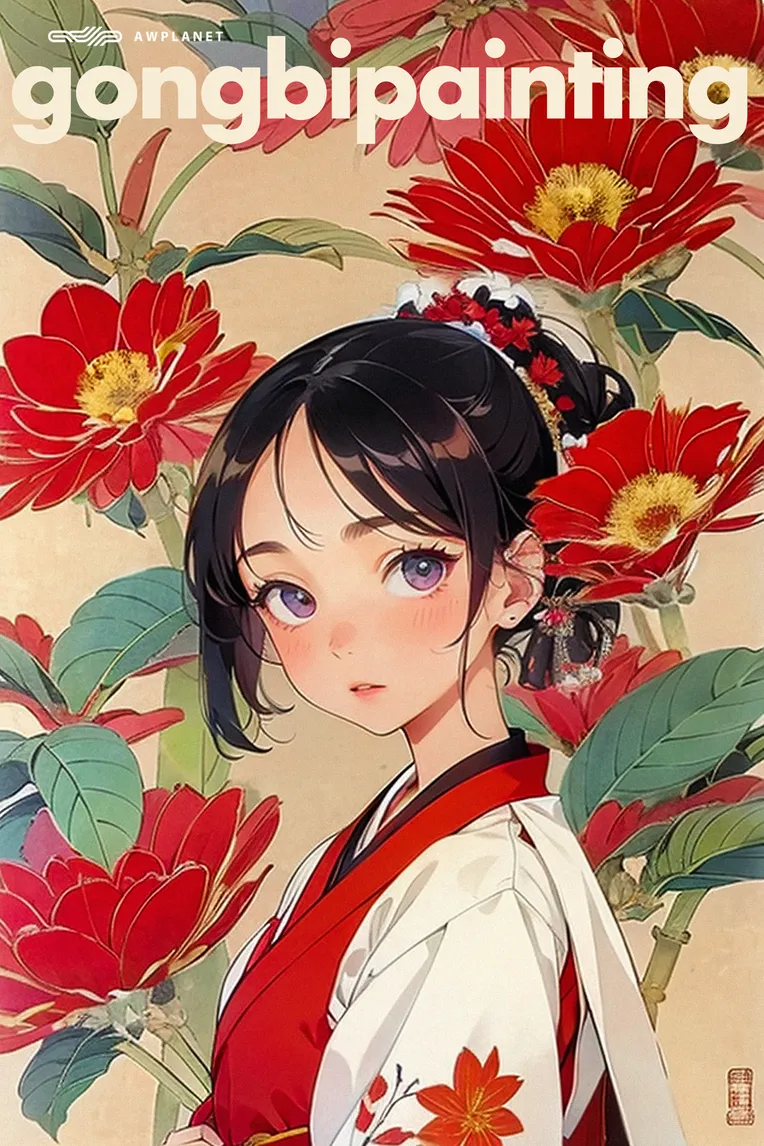 Chinese Style,Traditional Painting Media,Girl,LoRA,SD 1.5