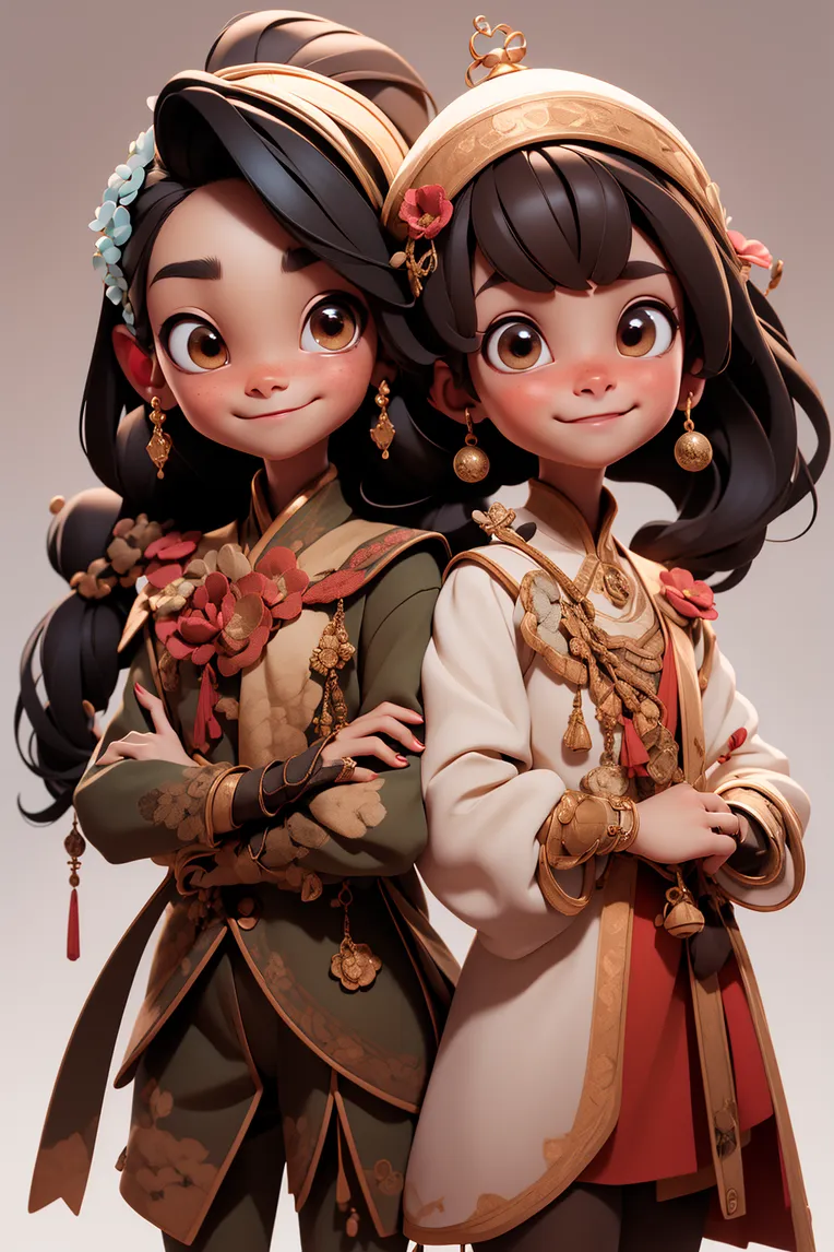 Cartoon style,Digital Painting Media,Girl,Checkpoint,SD 1.5