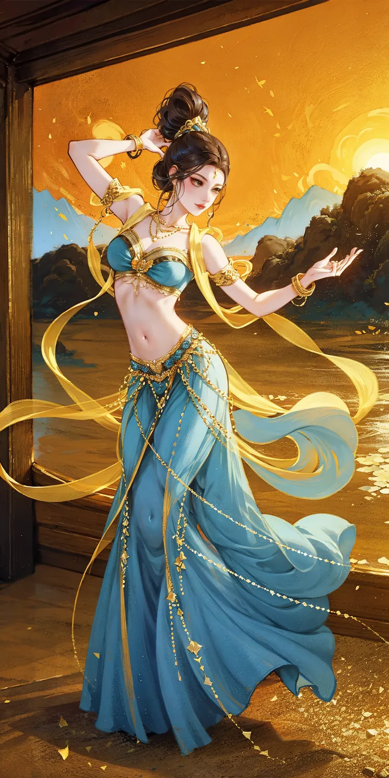 Chinese Style,Traditional Painting Media,Girl,LoRA,SD 1.5