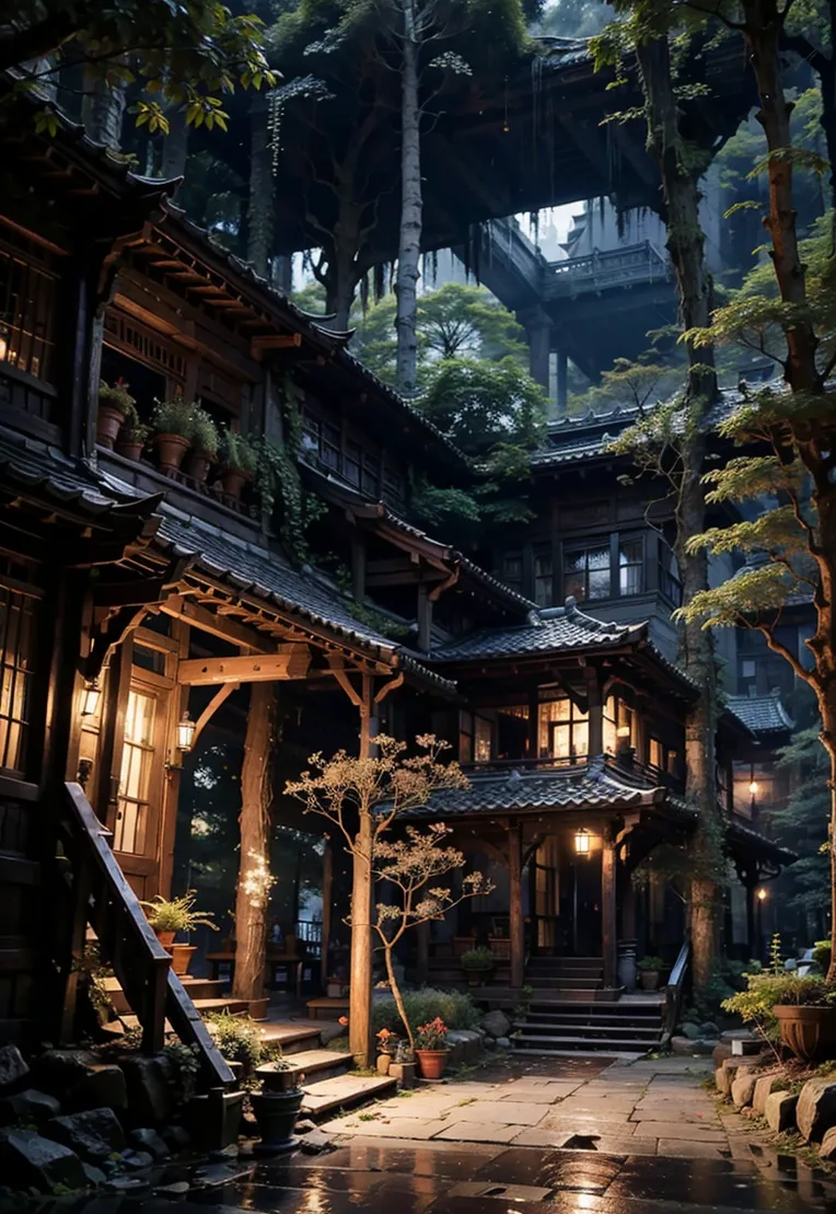 Anime,Chinese Style,Anime Scene,LoRA,SD 1.5