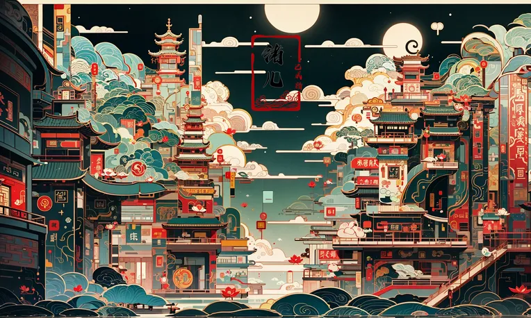 Chinese Style,Traditional Painting Media,Girl,LoRA,SD 1.5