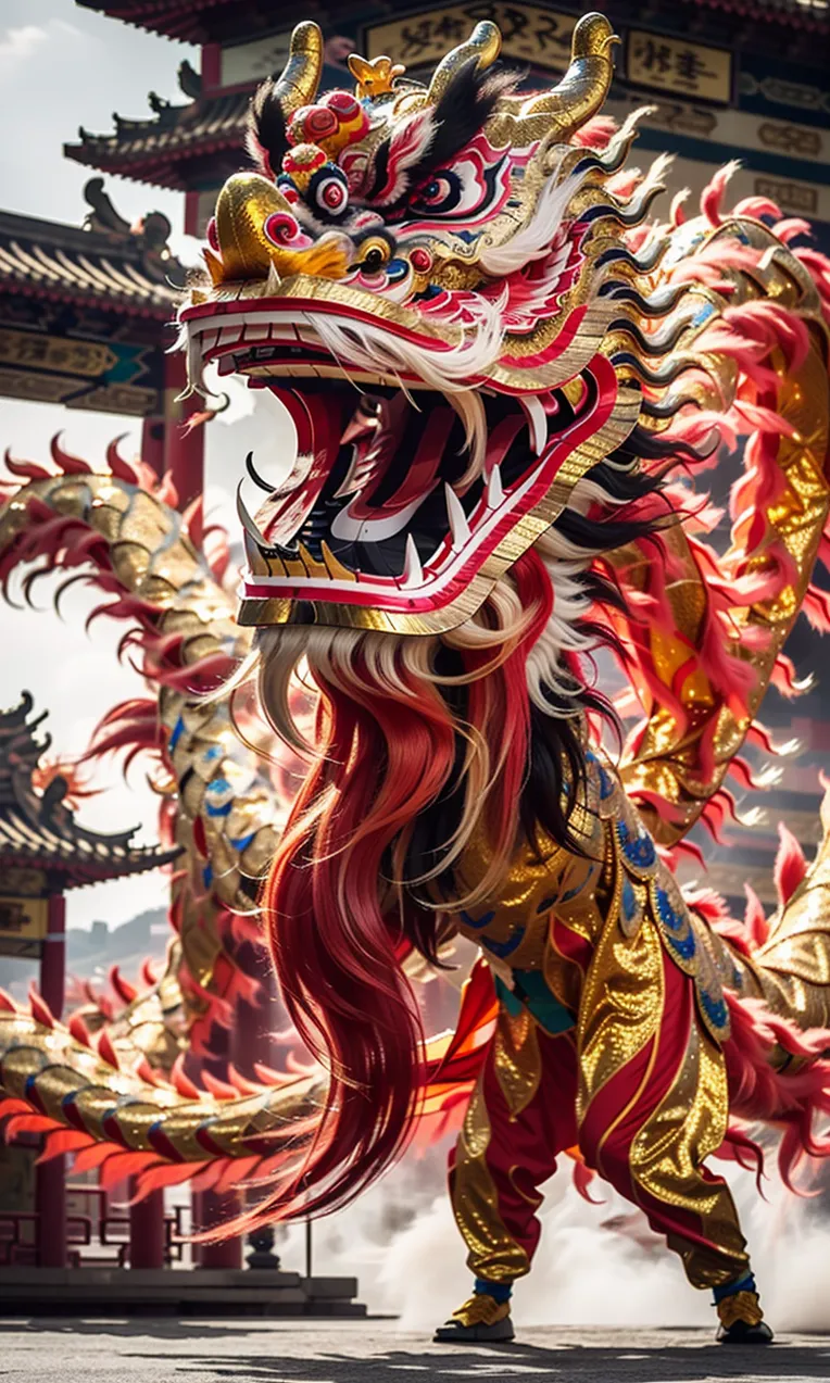 Dark Majic_Festival Series Chinese Dragon Dance-LoRA-weidytong-Shakker