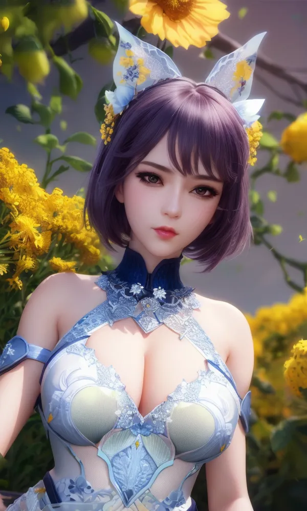 CGI style,Anime Character,Girl,LoRA,SD 1.5