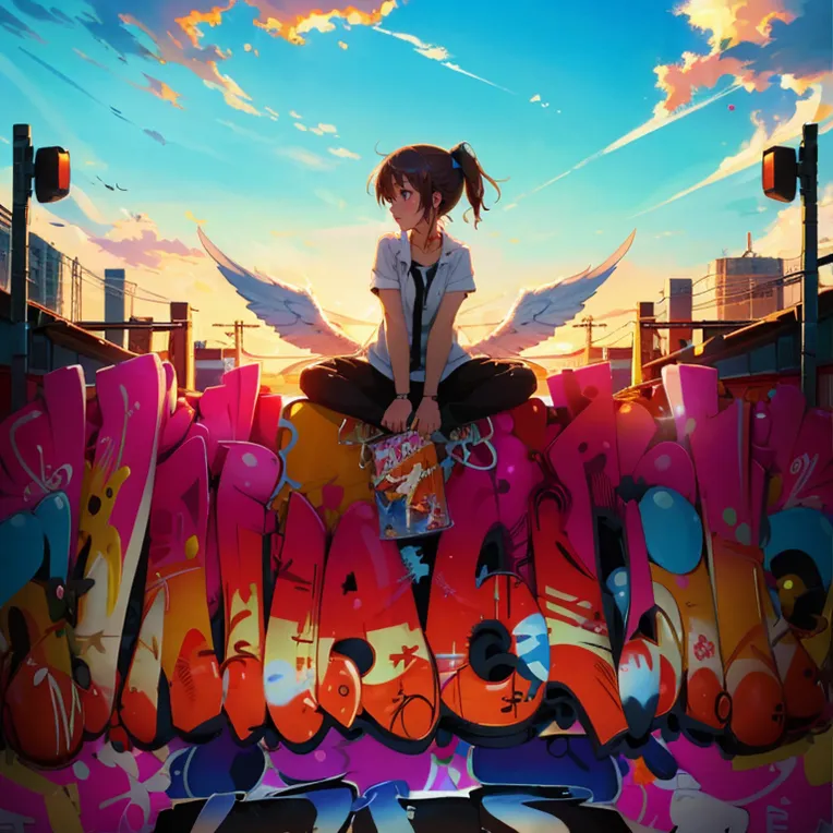 CGI style,Anime Scene,Girl,LoRA,SD 1.5