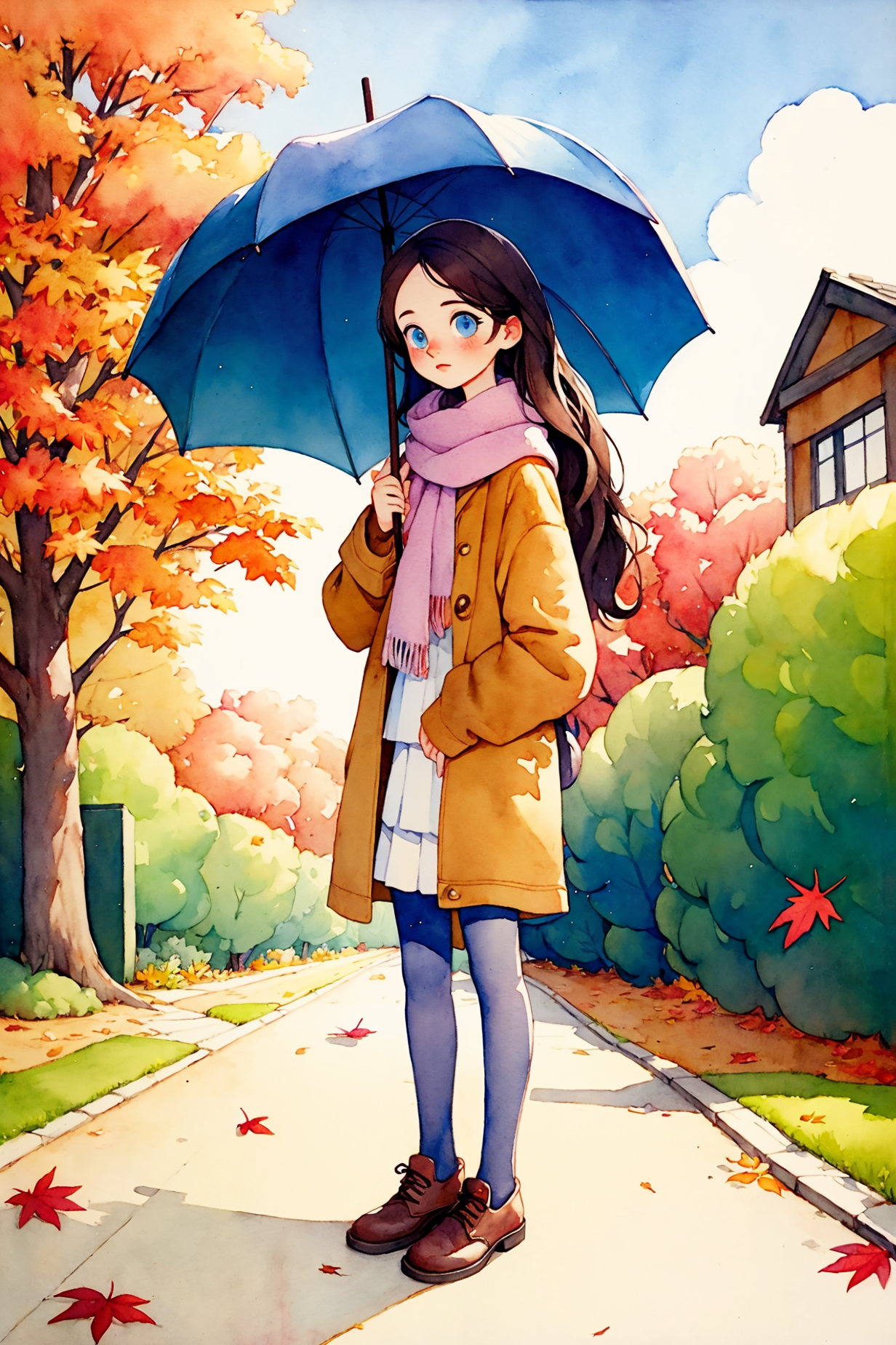 2D multi-style character vertical painting v1.0