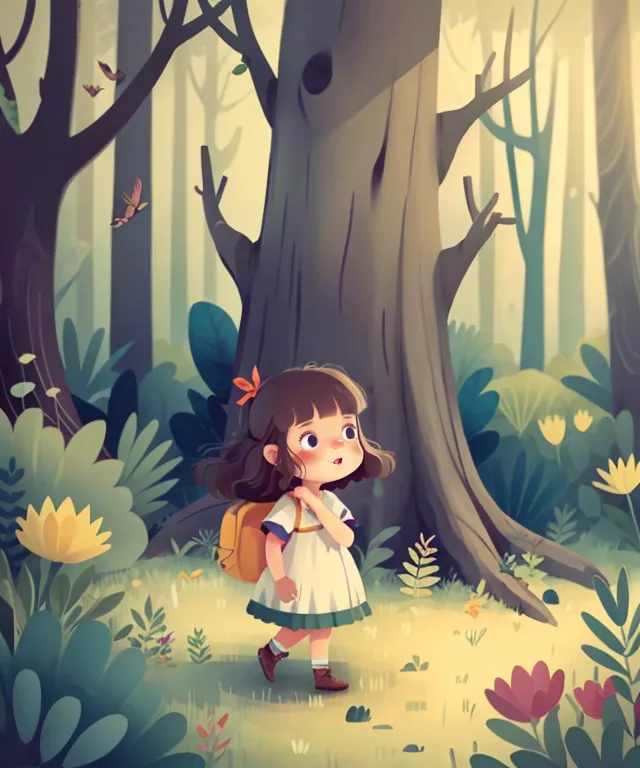 Hand-Drawn,Kids' Illustration,Girl,LoRA,SD 1.5