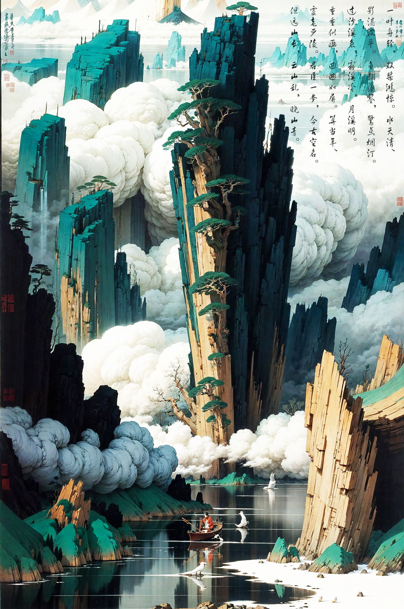 AI绘画-浮岚-AI绘图-LiblibAI