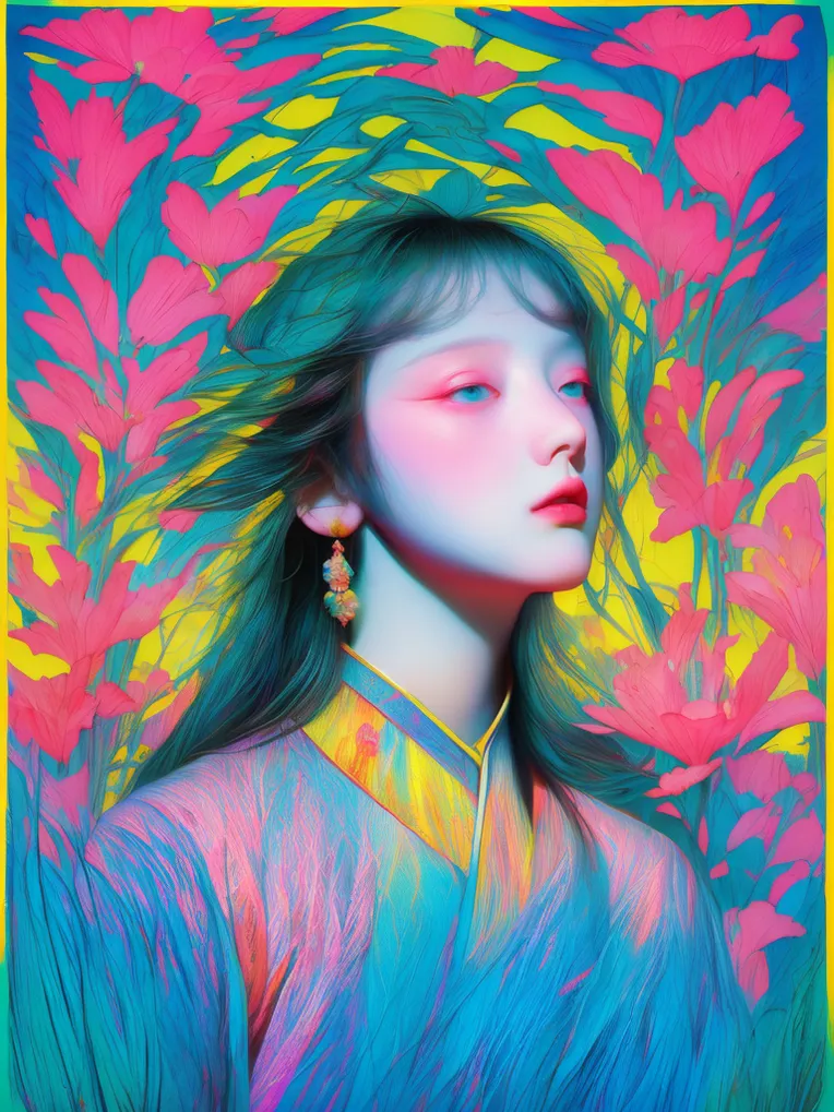 Classic Painting,Traditional Painting Media,Girl,LoRA,SD 1.5